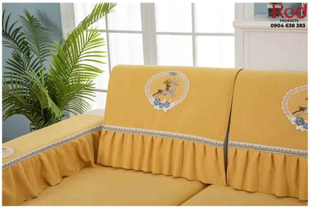 Drap bọc ghế sofa chất liệu cotton chenille HEP05 27