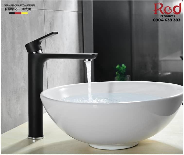 Vòi lavabo bằng đồng và chậu rửa vuông DL6001A 16