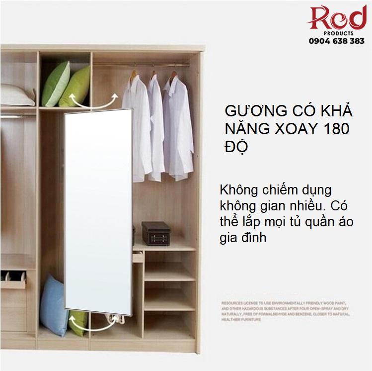 Gương xoay tủ áo 180 độ nhiều màu BLYS-1003 15