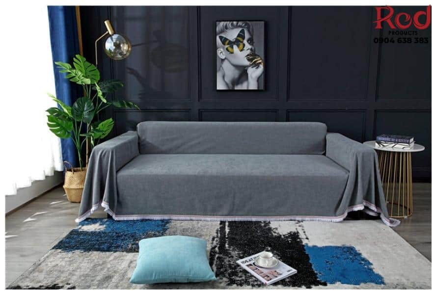 Tấm phủ ghế sofa bằng vải cashmere cao cấp HEP24 10