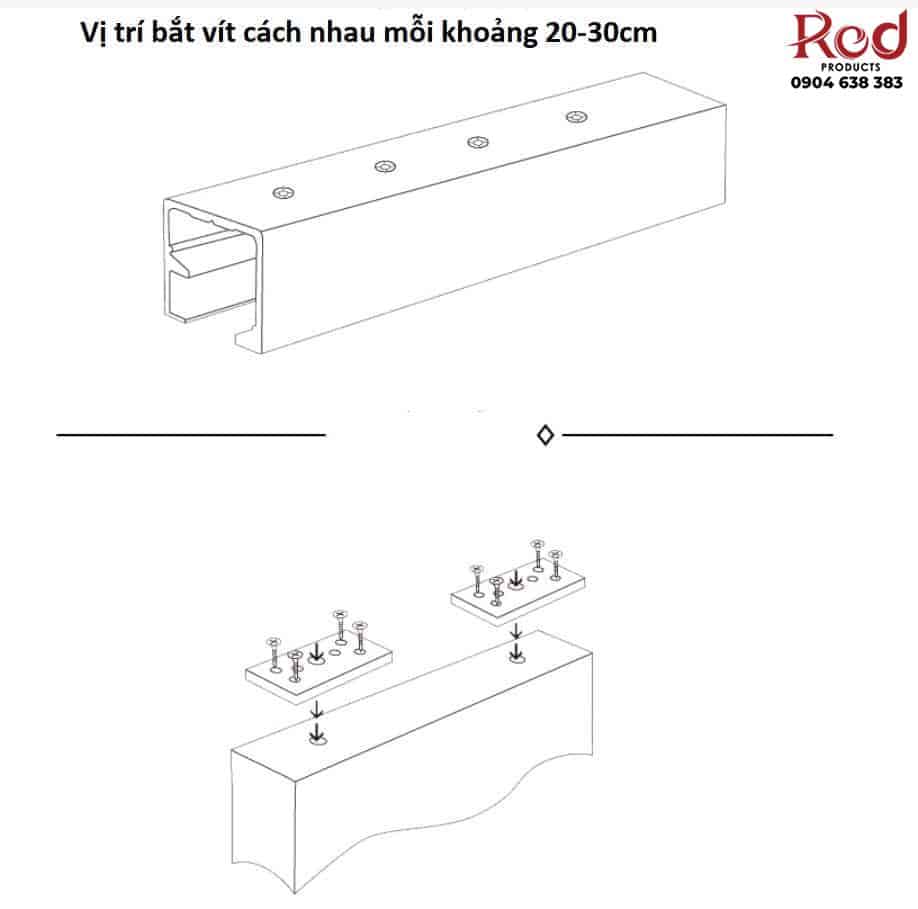 Bánh xe cửa xoay 360 độ tải nặng MONZ002 4