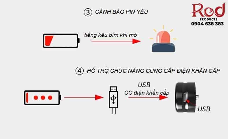 Khóa vân tay mini cho ngăn kéo tủ YLF040 9