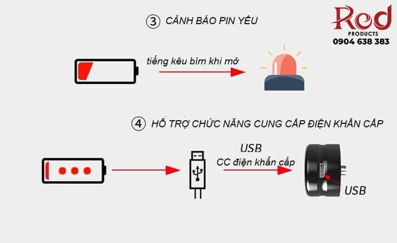 Khóa vân tay mini cho ngăn kéo tủ YLF033 7