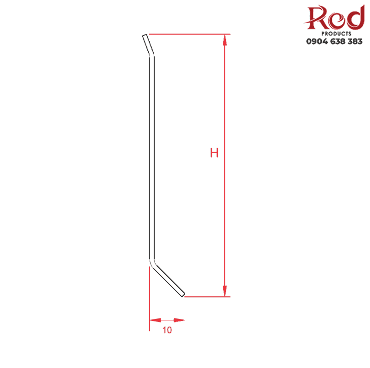 Nẹp len chân tường inox 304 nhiều màu SY044 4