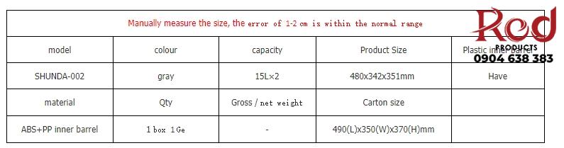 Thùng rác âm tủ thông minh cho tủ bếp 30 lít SDA002 3