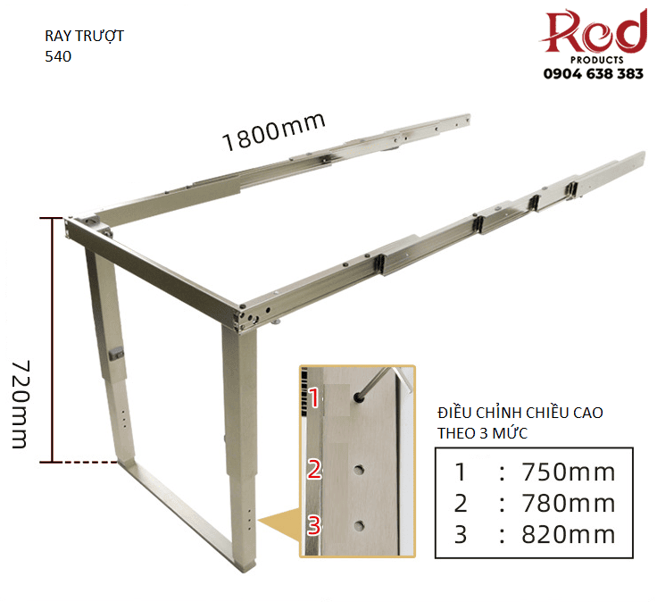 Bàn âm tủ kéo dài thông minh đa năng BTCL351 4