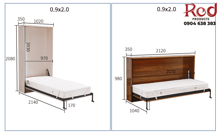 Phụ kiện Giường 0.9m kết hợp sofa thông minh BTC09S 1