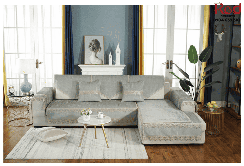 Drap bọc ghế sofa bốn mùa sợi tổng hợp HEP017 27