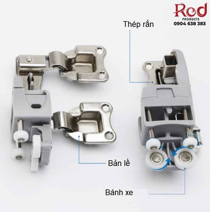 Phụ kiện cửa lùa cánh gập không ray YG.SDOU 4