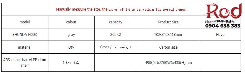 Thùng rác âm tủ thông minh loại 40 lít SDA-N003 8