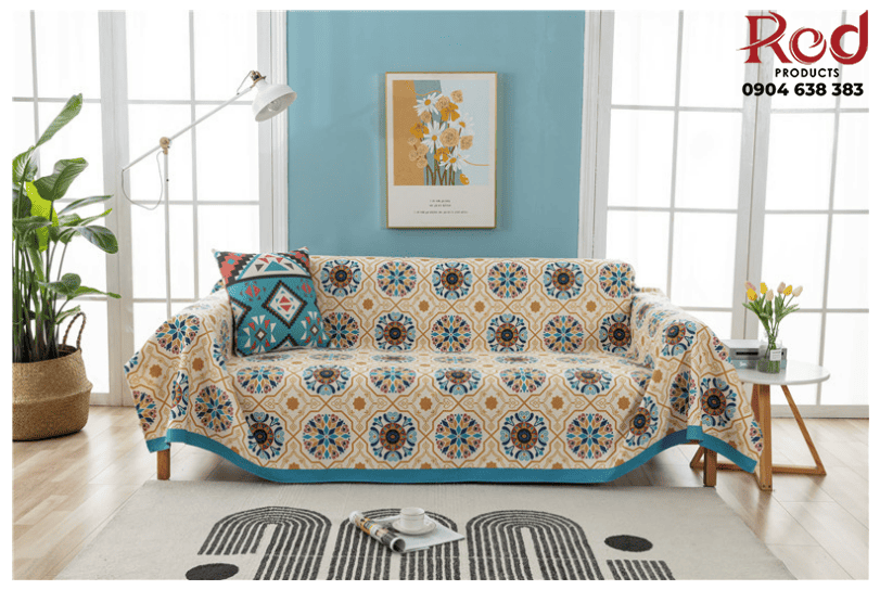 Tấm phụ ghế sofa bằng vải cotton cao cấp HEP50 14