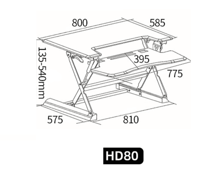 Bàn máy tính nâng hạ thông minh BTS-HD 5