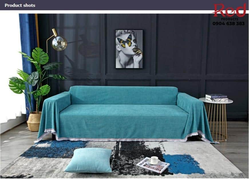 Tấm phủ ghế sofa bằng vải cashmere cao cấp HEP24 2