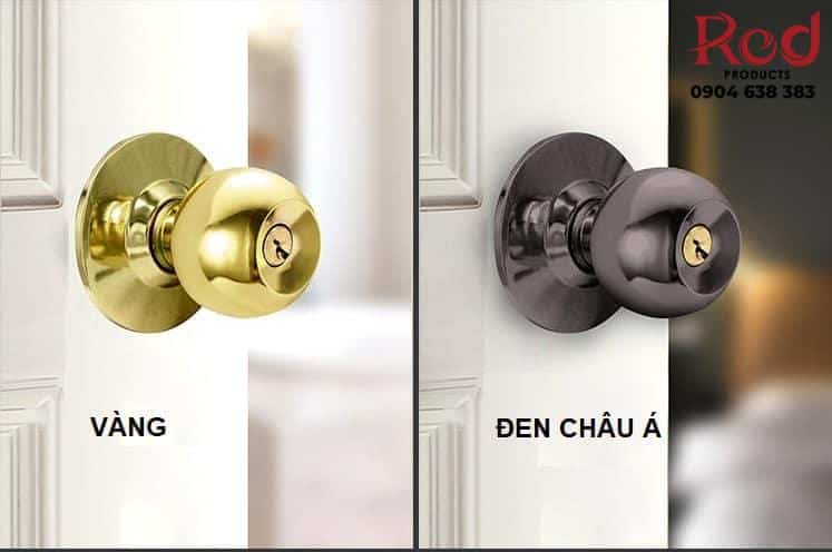 Ổ khóa cửa tròn inox 304 nhiều màu GR587S 10