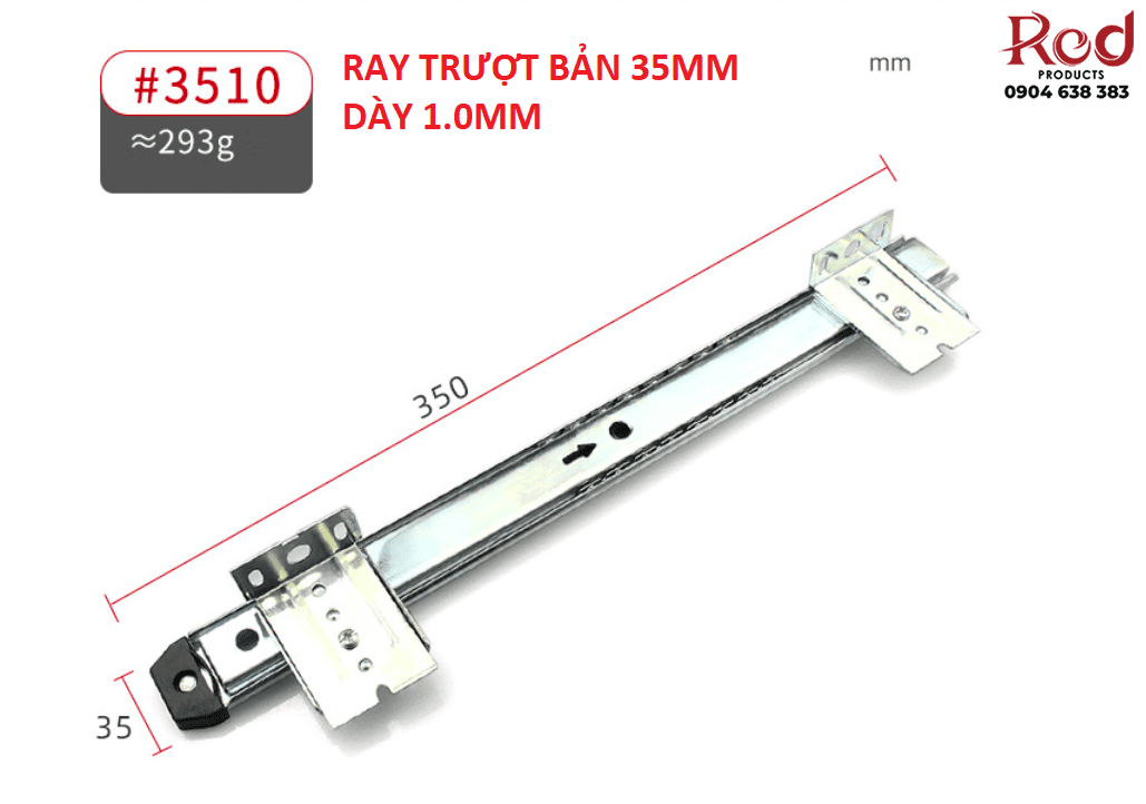 Ray trượt bàn phím máy tính bản 35mm MX-35BW 2