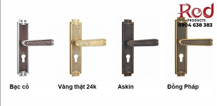 Khóa cửa bằng đồng rèn mạ vàng 24K BR20190-24KGP 14