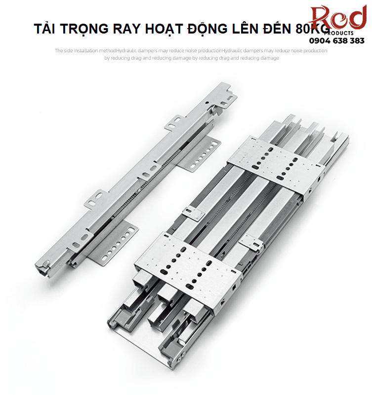 Ray trượt chịu lực cho tủ gỗ cao đa năng MX4-500 7