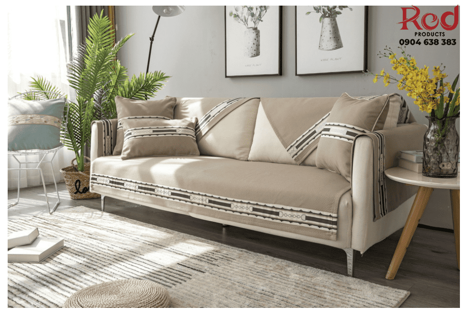 Drap bọc ghế sofa vải sợi tổng hợp cao cấp HEP16 17