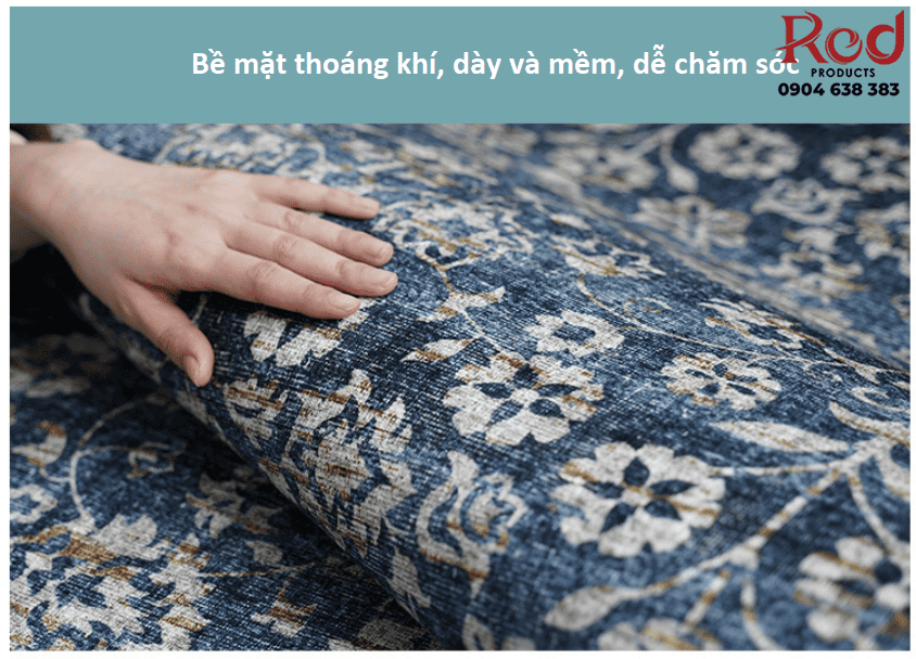 Thảm persian trải sàn phòng khách chenille SHS006 8