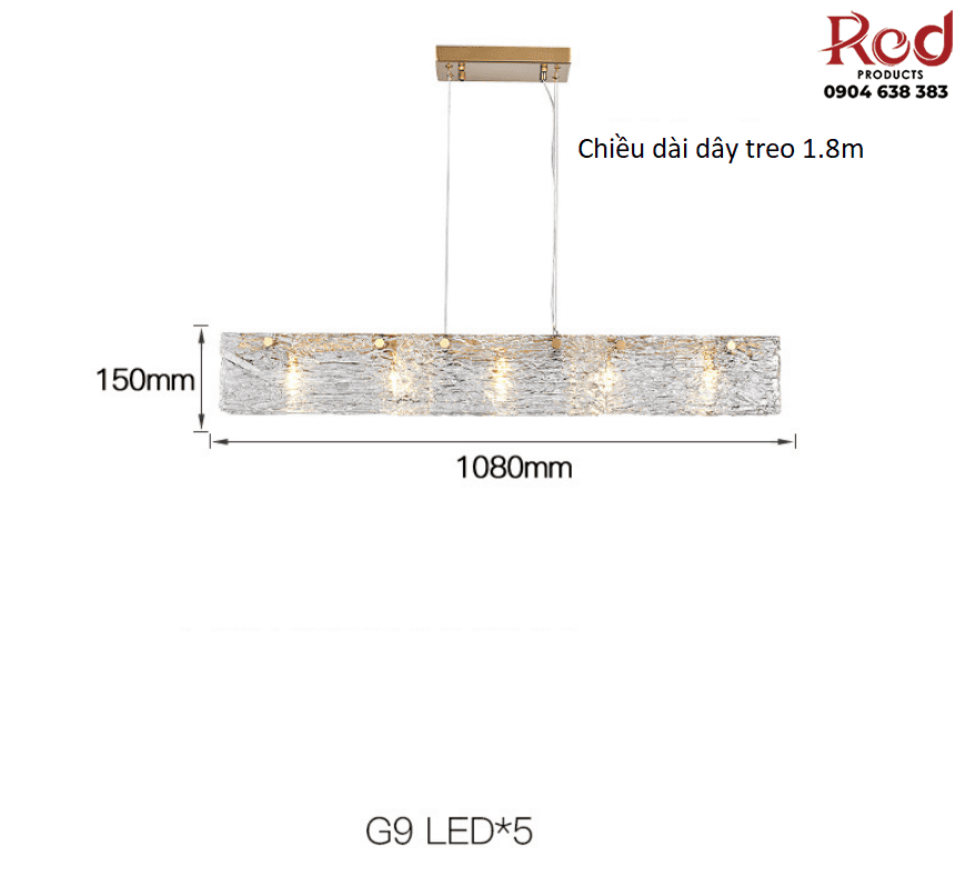 Đèn thả trần bàn ăn hiện đại Bắc Âu HX028 11