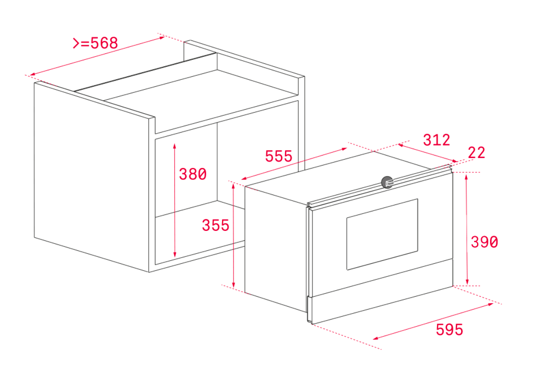 Lò vi sóng kết hợp nướng Teka MS 622 BIS L 4