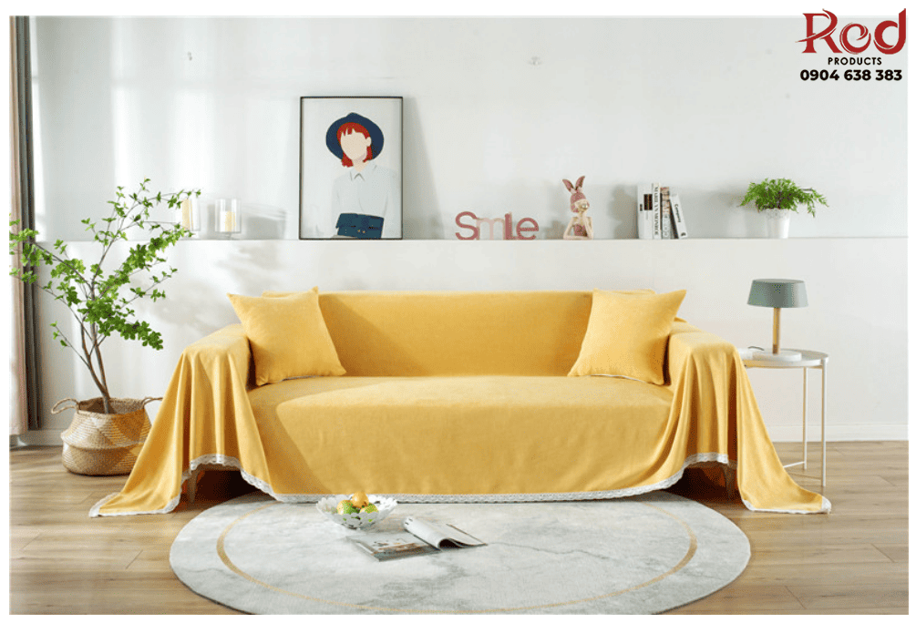 Tấm phụ ghế sofa bằng vải chenille bông tuyết HEP21 13