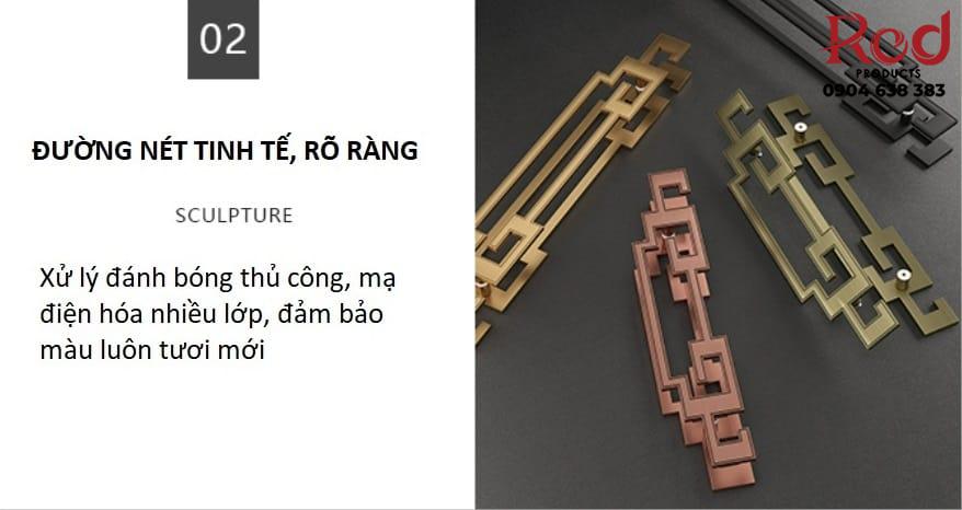 Tay nắm cửa cổ điển cho nhà phố biệt thự cao cấp F28 7