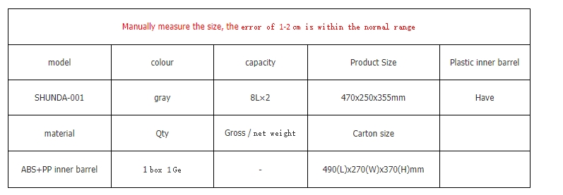 Thùng rác âm tủ thông minh cho tủ bếp 16 lít SDA001 6