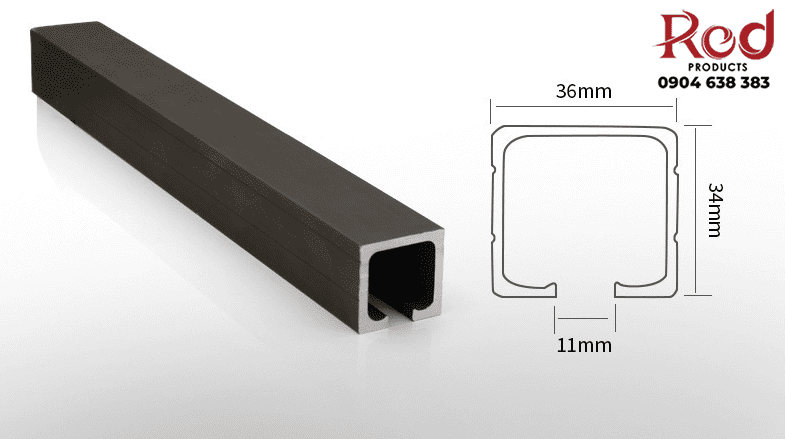 Ray trượt cửa lùa trên loại dày 3.5mm DFL-AV006AA