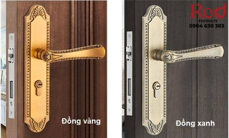 Khoá cửa gỗ phòng ngủ cổ điển A686-83 8