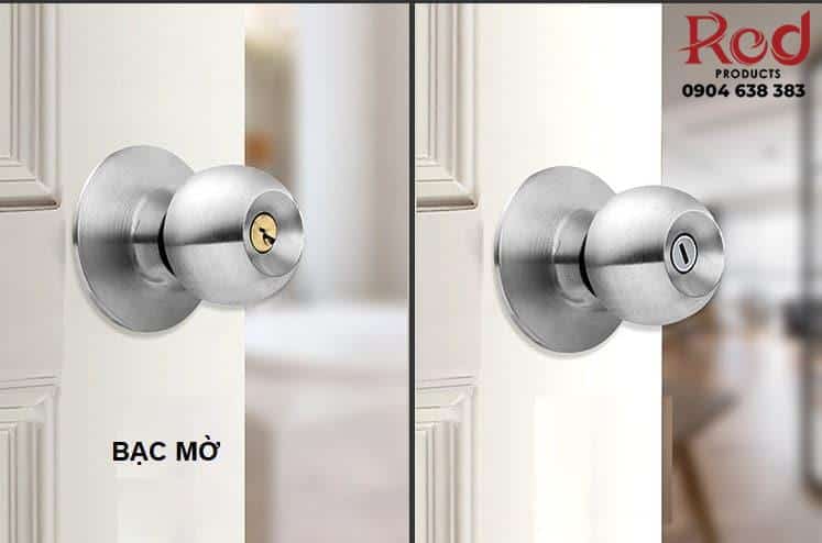 Ổ khóa cửa tròn inox 304 nhiều màu GR587S 12