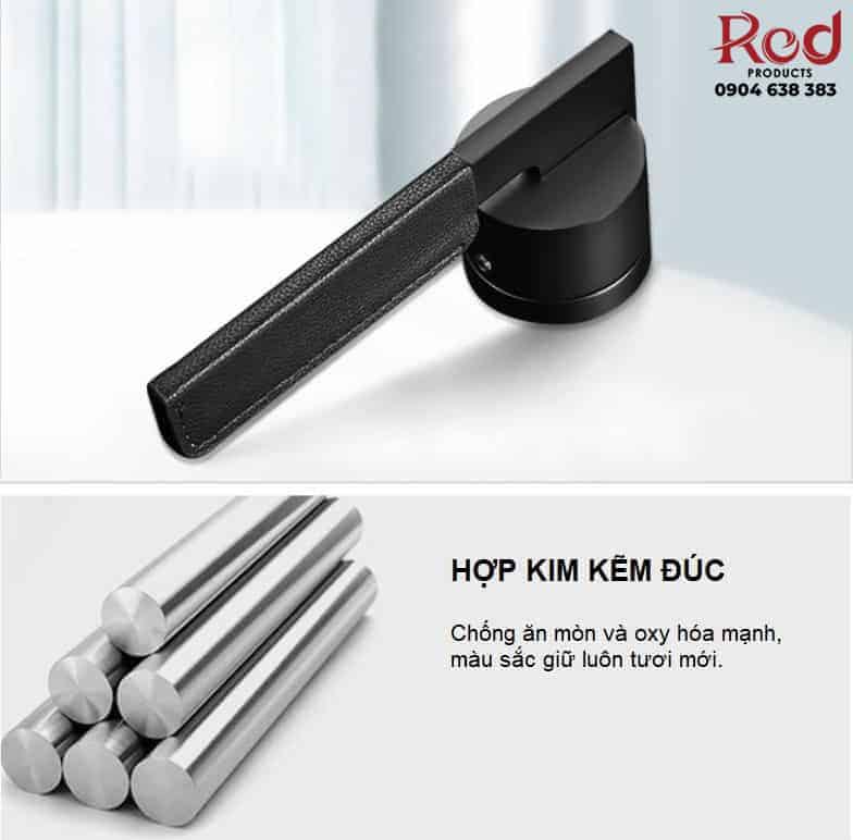 Khoá cửa phòng tay da hiện đại hợp kim A01-020 9