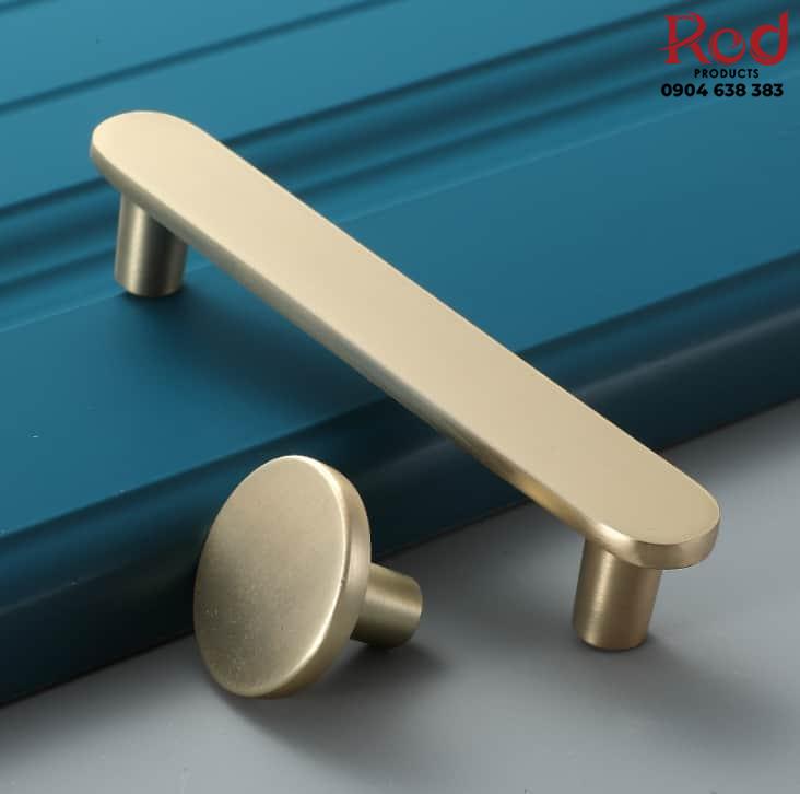 Tay nắm tủ hiện đại màu màu đồng vàng brass 6073DG 4