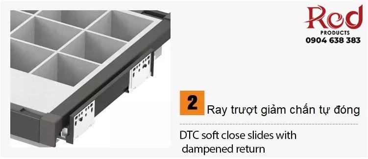 Giá đựng đồ trang sức âm tủ ray giảm chấn Taura SV07 7