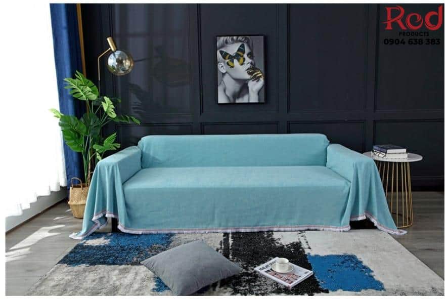 Tấm phủ ghế sofa bằng vải cashmere cao cấp HEP24 6