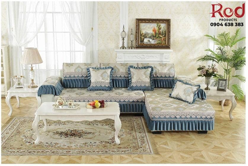 Drap bọc ghế sofa chất liệu chenille YLJ006 9