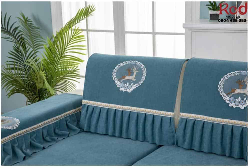 Drap bọc ghế sofa chất liệu cotton chenille HEP05 15