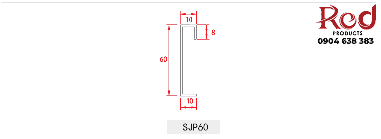 Nẹp len chân tường inox 304 nhiều màu SJP80 10