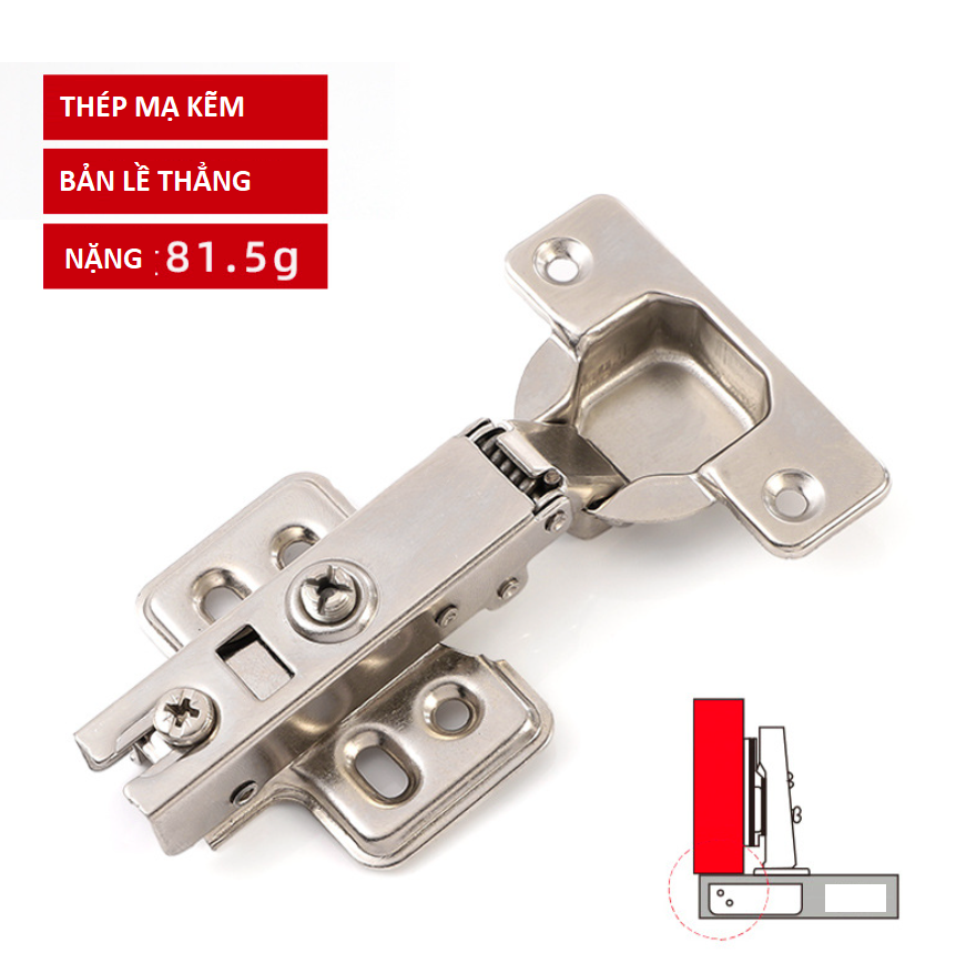 Bản lề giảm chấn thép mạ kẽm MX-H03 5