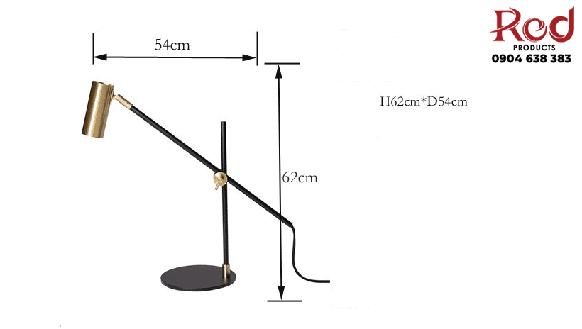 Đèn để bàn hiện đại tối giản Bắc Âu FLDB02-B/Y 1