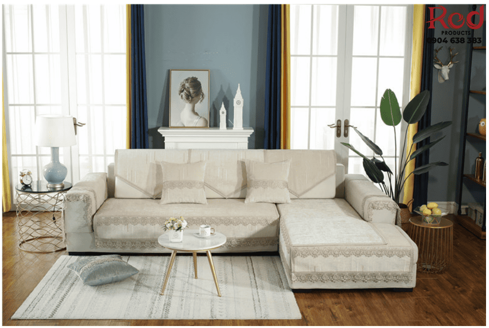 Drap bọc ghế sofa bốn mùa sợi tổng hợp HEP017 16