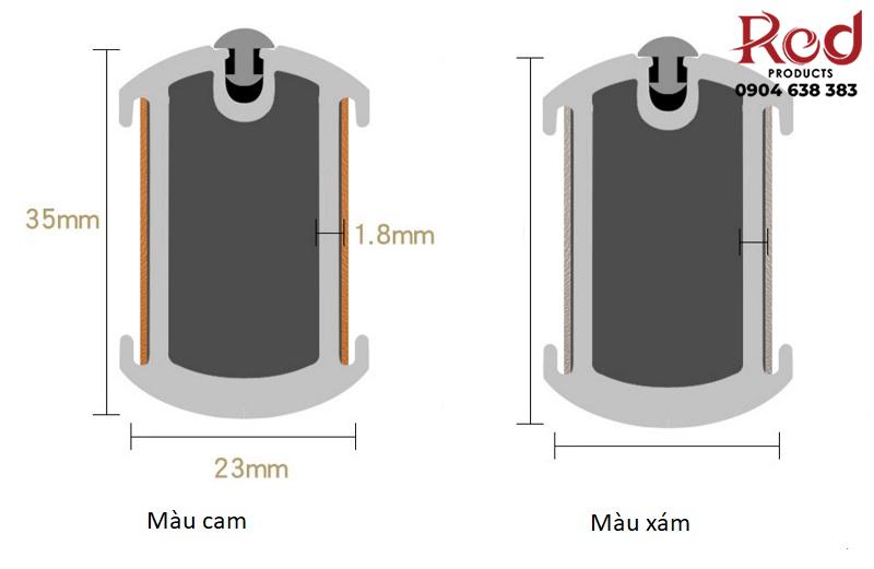 Suốt treo quần áo phủ da kiểu dáng sang trọng RBL1868 6