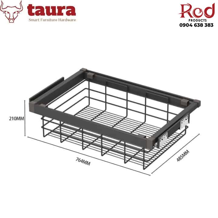 Giá rổ để đồ gấp âm tủ quần áo dạng nan Taura SV02 11