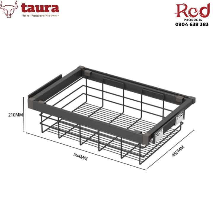 Giá rổ để đồ gấp âm tủ quần áo dạng nan Taura SV02 10