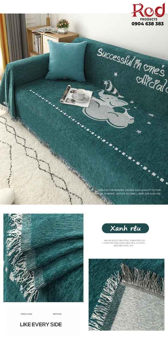 Tấm phủ ghế sofa Chenille áng mây mộng mơ YY0303 17