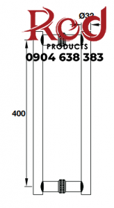 Tay nắm kéo chữ H HAFELE 499.68.035 3