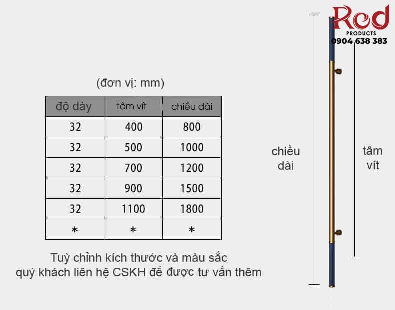 Tay nắm cửa bằng thép không gỉ bọc da cao cấp DOR8789 15