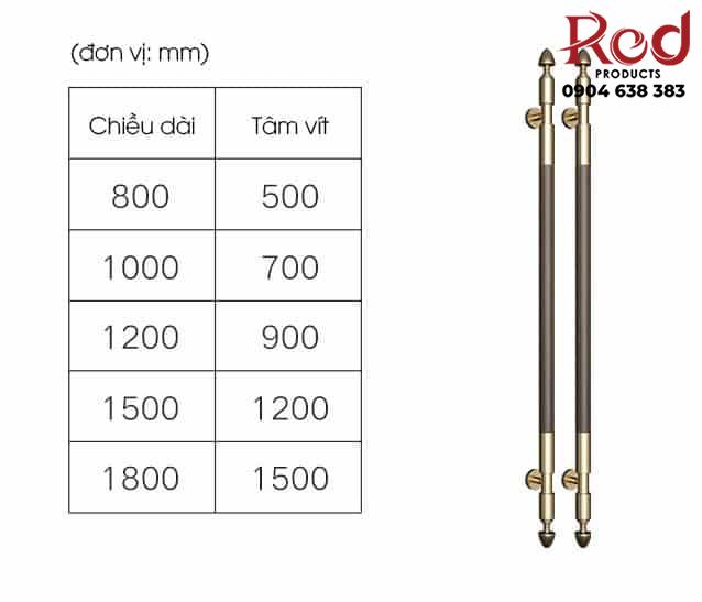 Tay nắm cửa sang trọng bằng gỗ và inox GY2001 17