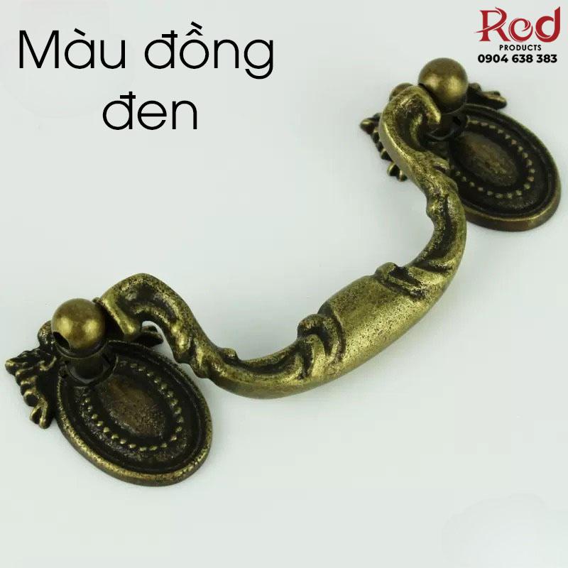 Tay nắm ngăn kéo đồng phong cách Châu Âu HK201 9