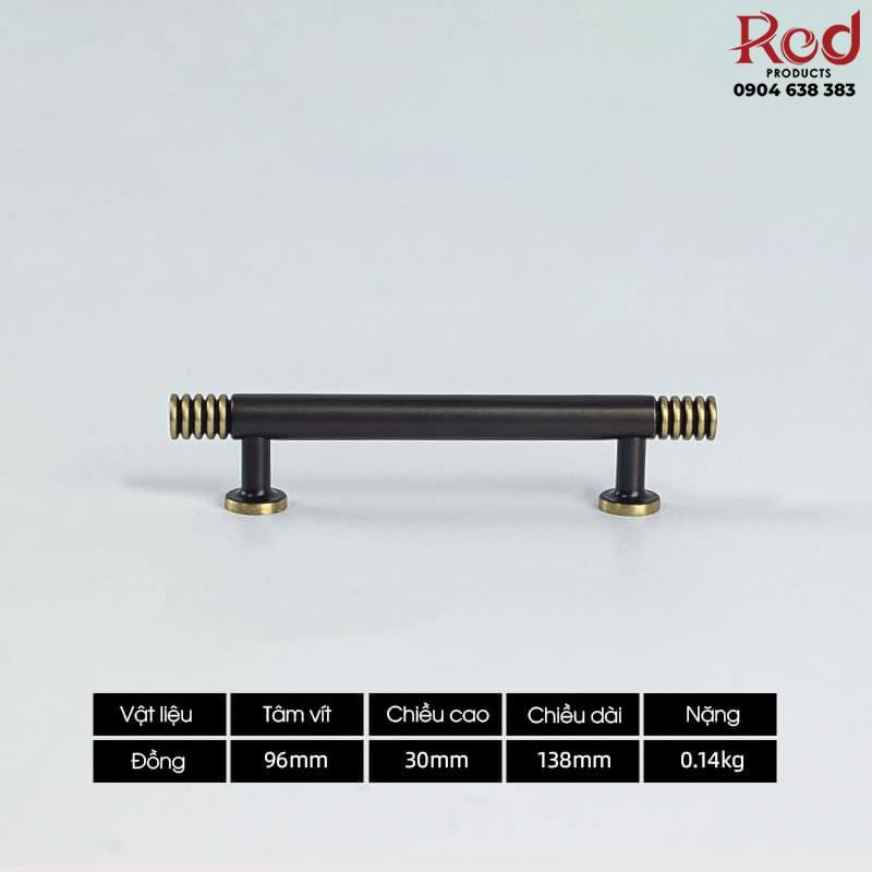 Tay nắm ngăn kéo kiểu Bắc Âu màu cà phê BR107-B 10